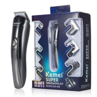 Kemei KM600 ชุดปัตตาเลี่ยนโกนหนวด 11in1 ตัดผม+ หัวเปลี่ยนต่าง + หวีรองตัด + ตัดขนจมูก + เล็มจอน + กำจัดขน+โกนหนวดฯ