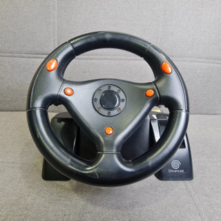 [SELL] Official Sega Dreamcast DC Racing Controller HKT-7400 (USED) จอยพวงมาลัย Dreamcast มือสอง !!