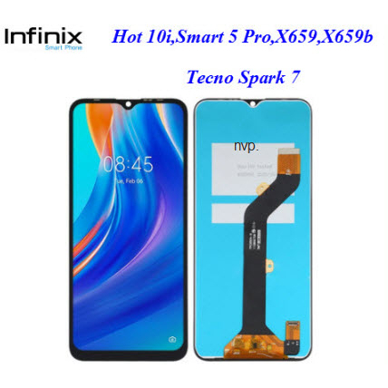 จอ LCD.infinix Hot 10i,Smart 5 Pro,Tecno Spark 7,X659,X659b,X658e,PR652b+ทัชสกรีน