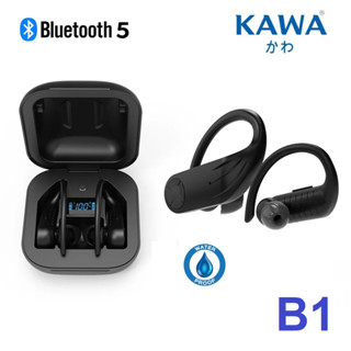 หูฟังบลูทูธ 5.0 Kawa B1 tws ฟังเพลงต่อเนื่อง 5 ชั่วโมง กันน้ำ IPX5 หูฟังไร้สาย