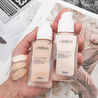 พร้อมส่ง!LAMEILA 3019ครีมรองพื้น สูตรน้ำนมแพะ ปกปิดผิวให้เรียบเนียนรองพื้น คุมมัน TAKE CARE OF BEAUTIFUL SKIN