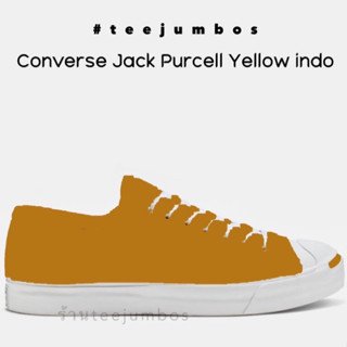 รองเท้า Converse Jack Purcell Yellow indo 🌵🌈🔥 สินค้าพร้อมกล่อง รองเท้าสีเหลือง