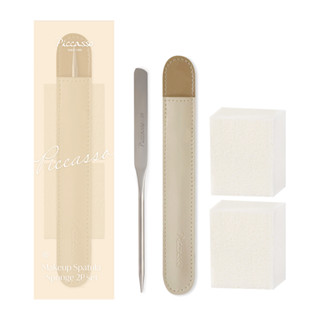 piccasso x ham kyung sik makeup spatula + sponges 2p set