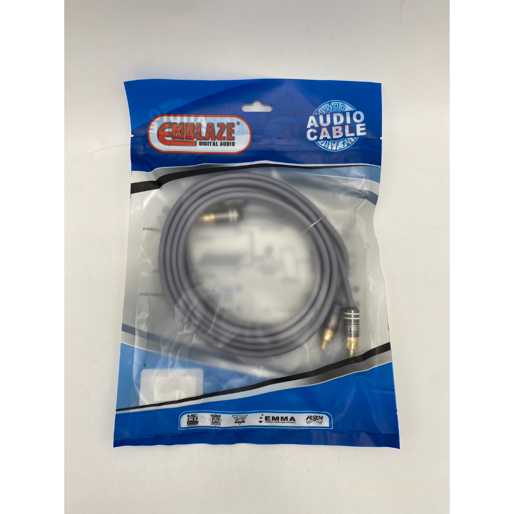 emblaze สายสัญญาณ​ RCA รุ่นELE/EB ทองแดงแท้100% ความยาว 1/2/3/5เมตร
