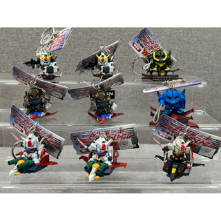 Keychain SD Gundam พวงกุญแจ กันดั้มขี่ยาน ป้ายห้อย มือ 2