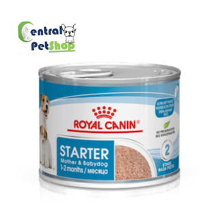 ROYAL CANIN: STARTER Mother &amp; Babydog – Ultra soft mousse 195 กรัม อาหารแม่สุนัข และลูกสุนัข ชนิดเปียก