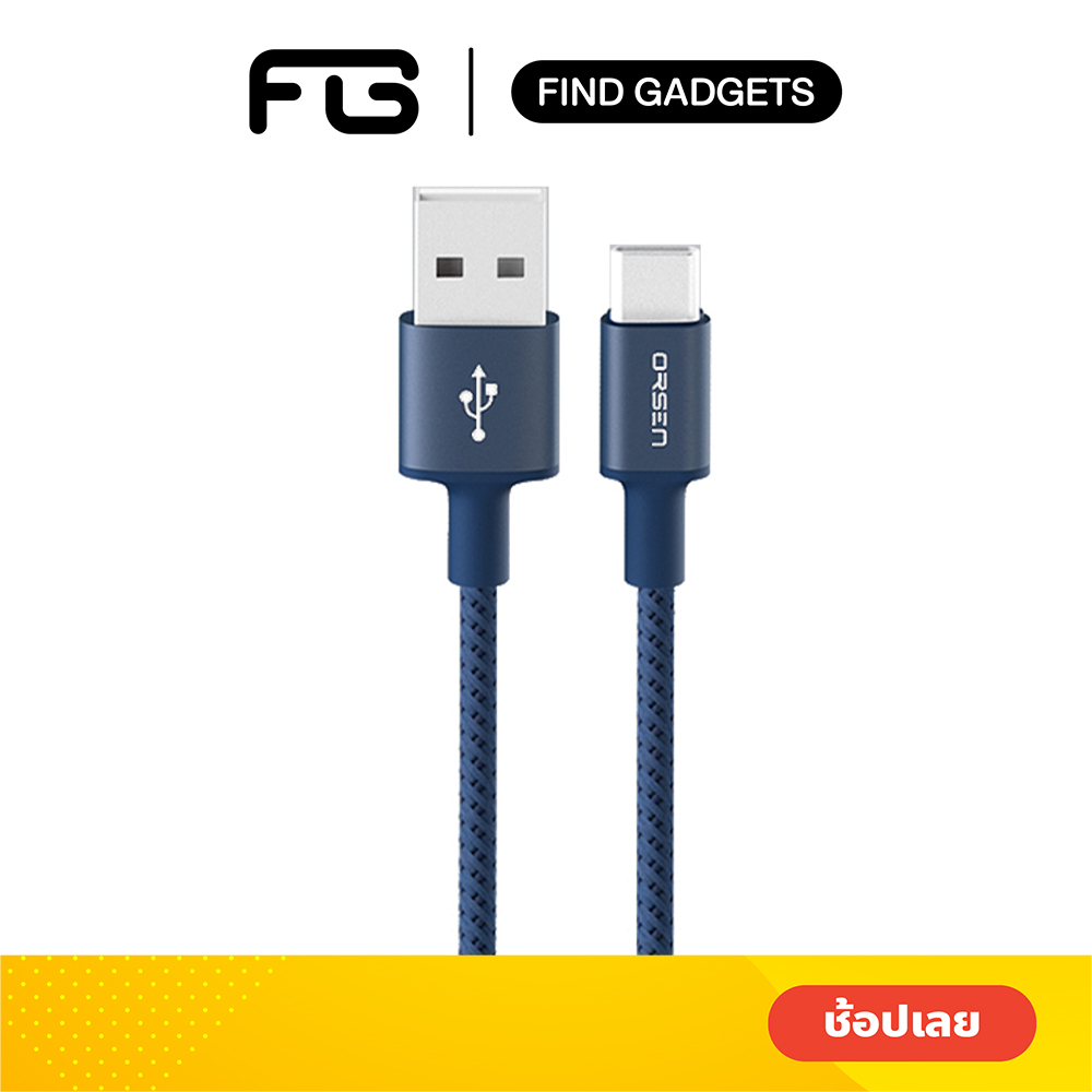 Eloop S9C สายชาร์จ 2.1A USB to Type-C สายไนลอนถัก ทนทาน แข็งแรง สําหรับชาร์จโทรศัพท์มือถือ