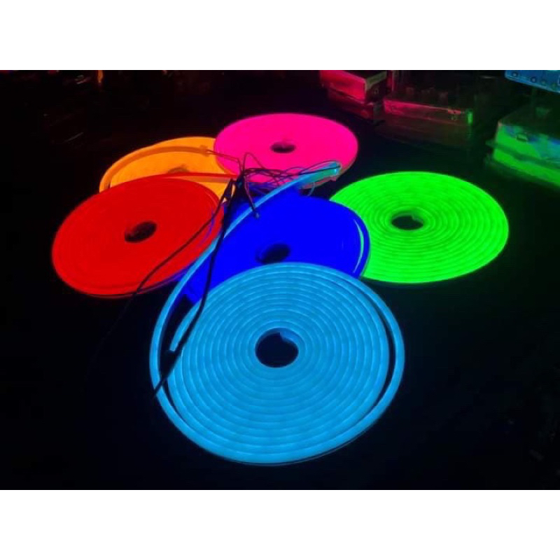 ไฟ LED Neon flex นีออน (12V) ไฟติดรถ ความยาว 5 เมตร (ไฟนีออนแบบม้วน)