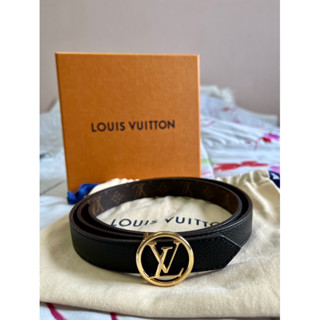 เข็มขัด LV CIRCLE 20 mm size 80 cm อุปกรณ์ครบ พร้อมส่ง💯