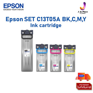 Ink Epson SET C13T05A100 BK,C13T05A200 C,C13T05A300 M,C13T05A400 Y Black Cyan Magenta Yellow /หมึกตลับบราเดอร์ของแท้ 4