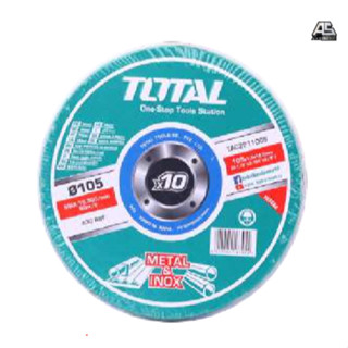 Total ใบไฟเบอร์ตัดเหล็ก ขนาด  4 x 105 mm หนา 1.2 mm(ประกัน 1+1 ปี)