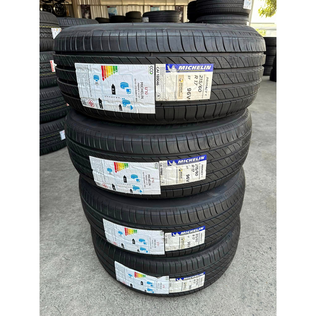 🔴 ยาง "#มิชลิน" Michelin Primacy 4 ยางใหม่ตกปี - 215/60R17 ปี 22