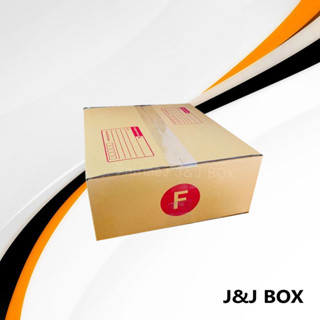 กล่องไปรษณีย์ F(เล็ก)  กล่องน้ำตาล กล่องฝาชน ขนาด กว้าง 31 ซม. ยาว 36 ซม. สูง 13 ซม.