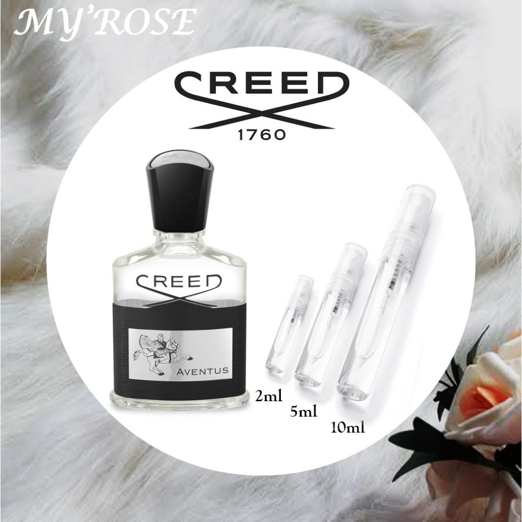 Creed Aventus Eau de Parfum ขนาดพกพา 2 ml, 5 ml, 10 ml แบ่งขายน้ำหอมแบรนด์แท้ 100%