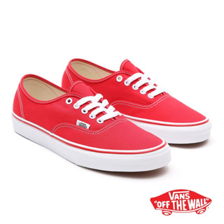 [ลิขสิทธิ์แท้] VANS Authentic (Classic) - Red รองเท้า แวนส์ แท้ ได้ทั้งชายและหญิง