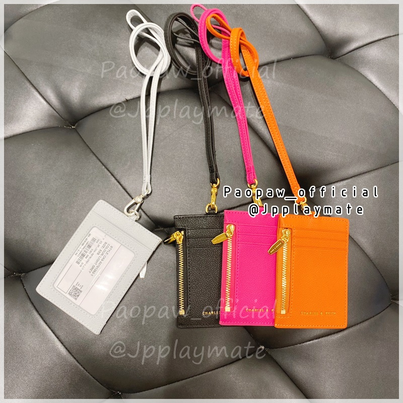 กระเป๋าใส่บัตร Charles & Keith รุ่นSide Zip Cardholder CK6-50701292-1 แท้จากชอป พร้อมถุงกระดาษ