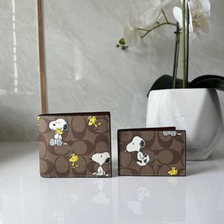 Coach (ce714) X Peanuts 3 In 1 Wallet