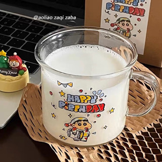 พร้อมส่ง🎊 แก้วชินจัง Crayon Shin-chan แก้วน้ำ