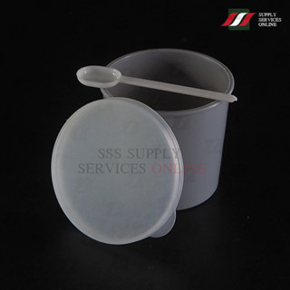 กระปุกเก็บอุจจาระพร้อมช้อน Stool Container 40mL with Snap Cap PP