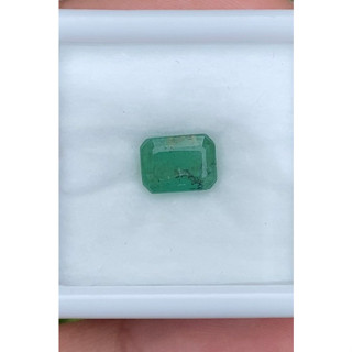 พลอย มรกต Natural Emerald แซมเบีย 1.24 กะรัต (Cts.)