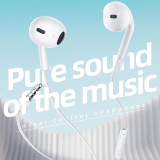 KIVEE หูฟัง หูฟังอินเอียร 3.5mm แบบมีสาย หูฟัง 3.5mm Jack for Samsung Oppo HUAWEI หูฟังใช้สาย ของแท้100% earphone