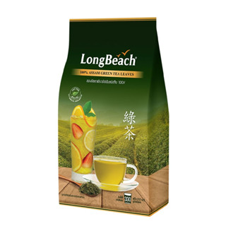 LongBeach 100% Assam Green Tea Leaves ลองบีชชาเขียวอัสสัมสไตล์ไต้หวันชนิดใบ 100%