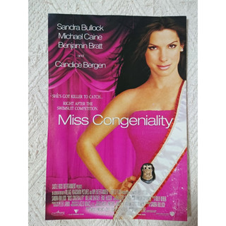 Handbill ใบปิดหนังเก่า - Miss Congeniality (2000) พยัคฆ์สาวนางงามยุกยิก #1