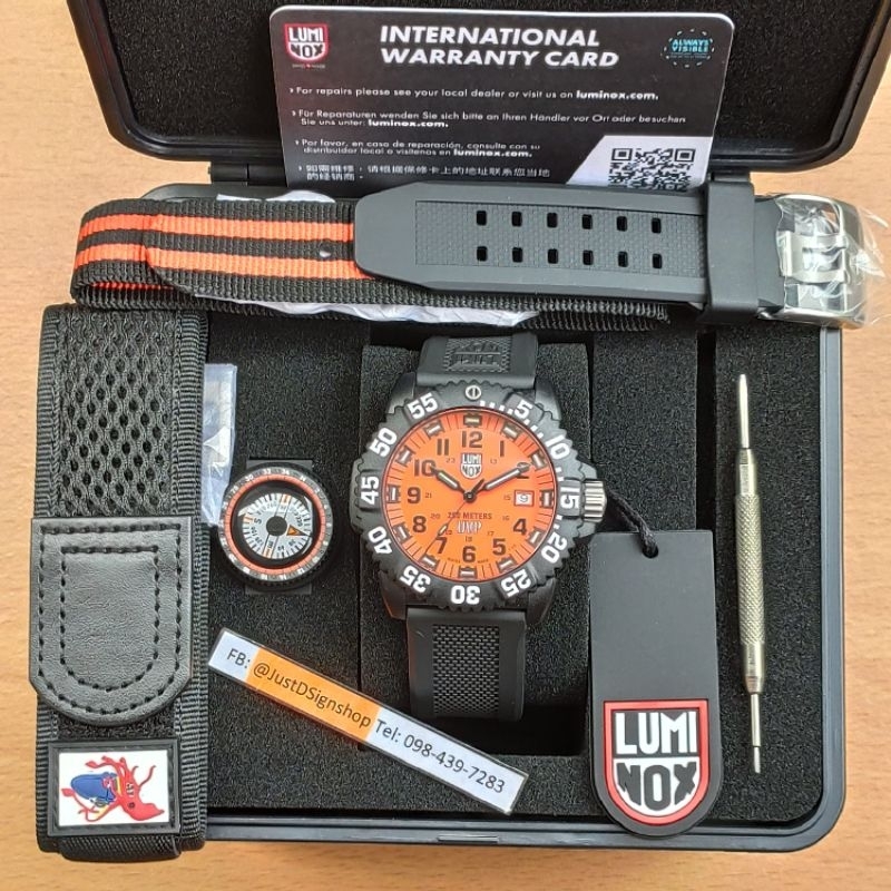 Luminox 3059.set UVP Scott Cassell (3050 Series) ของแท้ของใหม่มือ 1 ครบเซ็ต(ช่วยอ่านรายละเอียดสินค้า
