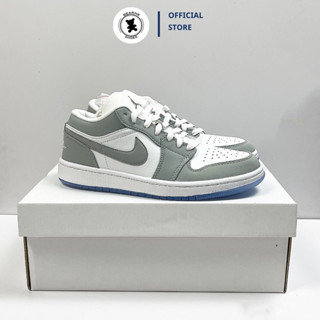 NIKE AIR JORDAN 1 LOW WHITE WOLF GREYสินค้าถ่ายจากงานจริง ของแท้100%💯