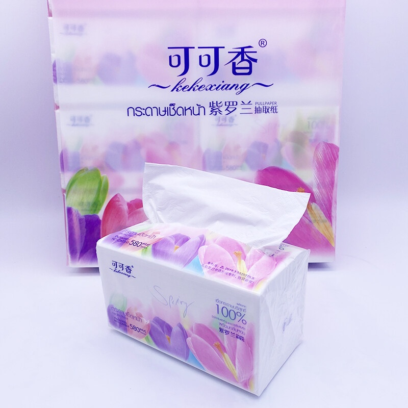 ZJ-04/05【ยกแพ็ค8ห่อ/5ห่อ】กระดาษทิชชู่  ทิชชู่เช็ดหน้า กระดาษเช็ดหน้า เนื้อละเอียด ไม่ขาดง่าย หนา ไม่บาดผิว - รูปที่ 2