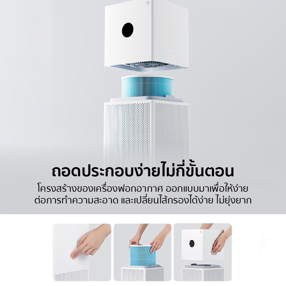 [ศูนย์ไทย] Xiaomi Smart Air Purifier 4 Lite เครื่องฟอกอากาศ กรองฝุ่น PM 2.5 ผลิตอากาศบริสุทธิ์ได้มากถึง 6330 ลิตร/นาที - รูปที่ 2