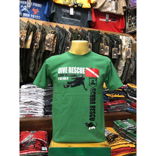 💥TG-102 เสื้อยืดคอกลมแขนสั้น THE GUARD-RESCUE ของแท้ 💯% เสื้อยืดสวยๆ เสื้อยืดเท่ห์ๆ เสื้อยืดคุณภาพเกินราคา จัดเลย 💥💥💥