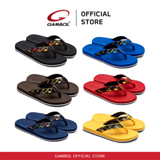 GAMBOL แกมโบล รองเท้าแตะ หนีบ ผู้ชาย แฟชั่น GM11405 Size 40-44