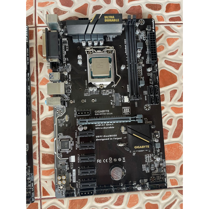 Gigabyte H110-D3A + I7 6700T มือสอง