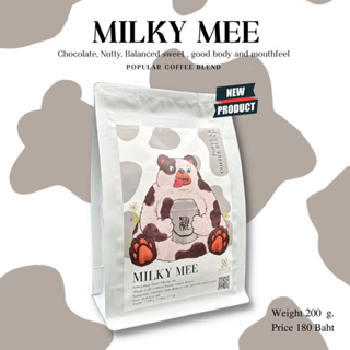 Popular Coffee Roaster เมล็ดกาแฟคั่ว Milky Mee