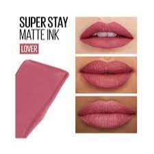 เมย์เบลลีน ซูเปอร์ สเตร์ แมท อิ้ง Maybelline Super stay Matte Ink Liquid Lipstick 15 Lover ลิปสติกลิปจูบไม่หลุด