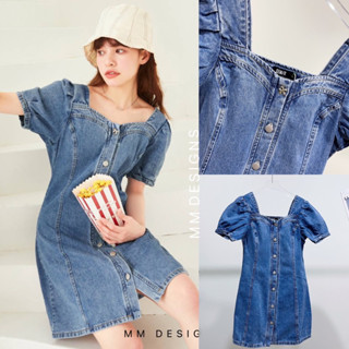 🌈🌿🌸🌺🌼💙🇰🇷Jeans Mini Dress