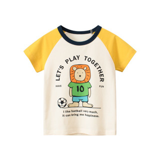 27kids เสื้อยืดเด็ก 9448 สิงโต LET’S PLAY TOGETHER