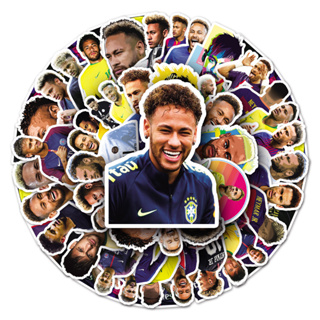 ✨พร้อมส่ง✨FOOTBALL Neymar เนย์มาร์ worldcup sticker สติกเกอร์กันน้ำรูปแบบที่แตกต่างกัน 50ชิ้น