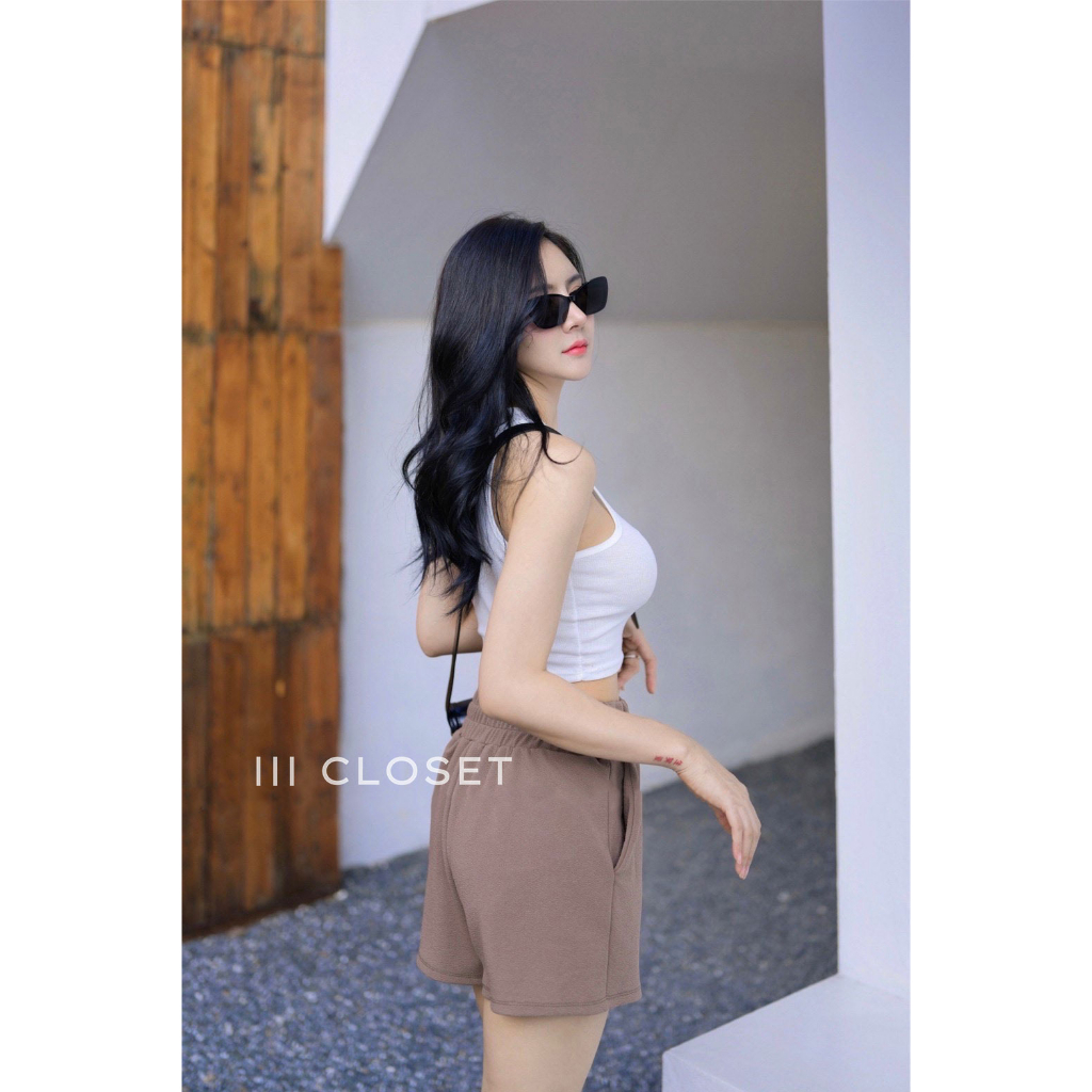 กางเกง III Freesize III PW005 ขอบเอวหนา ขาสั้น ตีเกร็ดหน้า ดีเทลสวย เนื้อผ้าดี เบาสบาย ทรงสวย ระบายอากาศได้ดี ไม่อึดอัด ราคา ถูกที่สุด ดีลบีเคเค แกลเลอรีภาพที่ 5