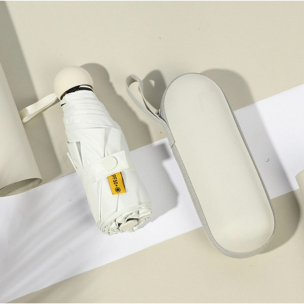 VINCHY ร่มกันฝน ร่มกันแดด กัน UV UPF50++ คุณภาพดี มาพร้อมกล่องแคปซูลสุดน่ารักสดวกต่อการพกพา