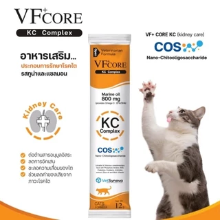 VFcore Lysine VF core 1 ซอง อาหารเสริมในรูปแบบคล้ายขนมแมวเลีย ทานง่าย