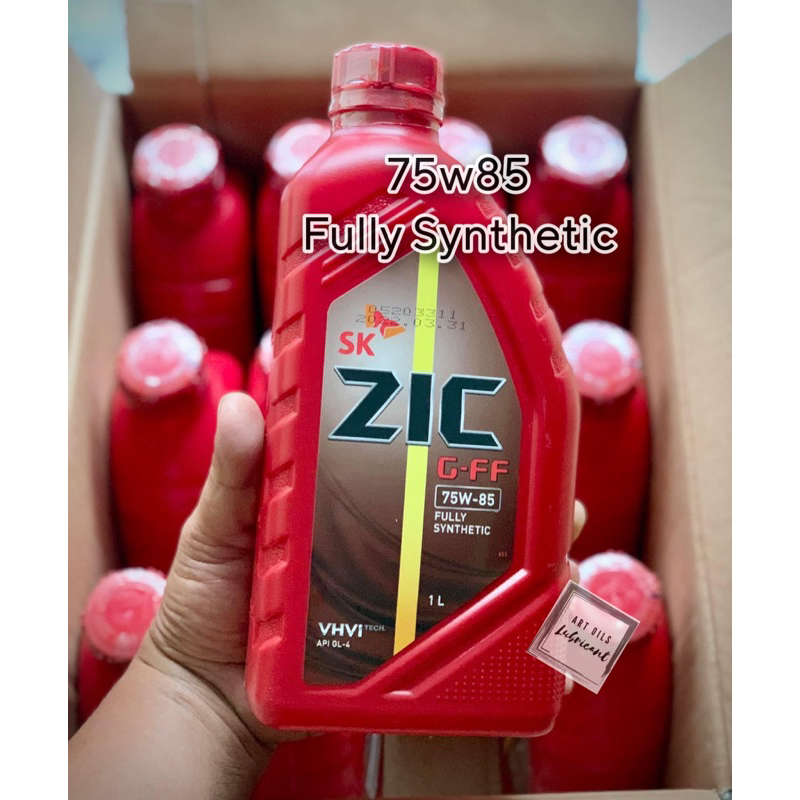 🔴 ZIC G-FF 75W-85 ขนาด 1 ลิตร น้ำมันเกียร์ Fully Synthetic สังเคราะห์แท้ GL-4 สำหรับเกียร์ธรรมดาหรือ