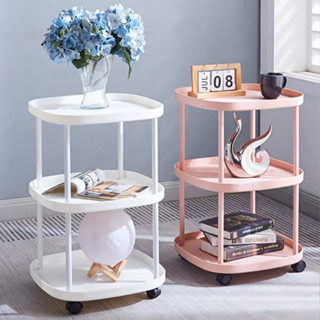 DUDEE โต๊ะวางถาด DD114 โต๊ะเหลี่ยมวางถาด มีล้อ โครงเหล็ก ถาด…