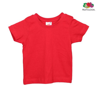 Fruit of the loom  เสื้อยืดเด็ก CLASSIC KIDS (Red)