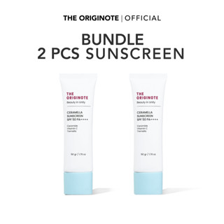 【เซ็ตคู่】The Originote Ceramella Sunscreen SPF 50 PA++++ครีมกันแดด พิเศษ2ชิ้น ป้องกัน2