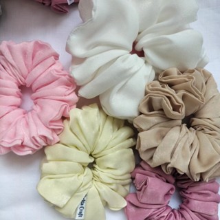 scrunchies ยางรัดผม ยาวมัดผมโดนัท