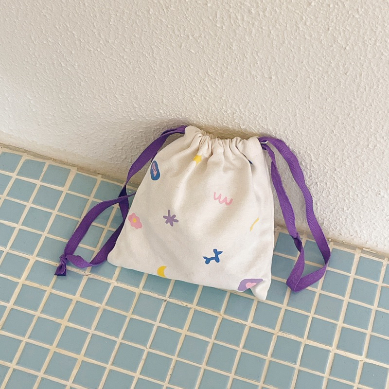 **ทักแชทขอโค้ด** 🌼💚🐩ถุงหูรูด Drawstring Bag ลาย Balloon Dog 🌼💚🐩(รหัส : BG_001)