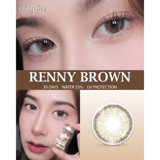 Renny brown พร้อมส่งสายตาปกติและค่าสายตา (Mayalens)