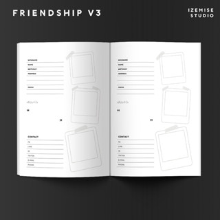 สมุดเฟรนชิพ FRIENDSHIP V3